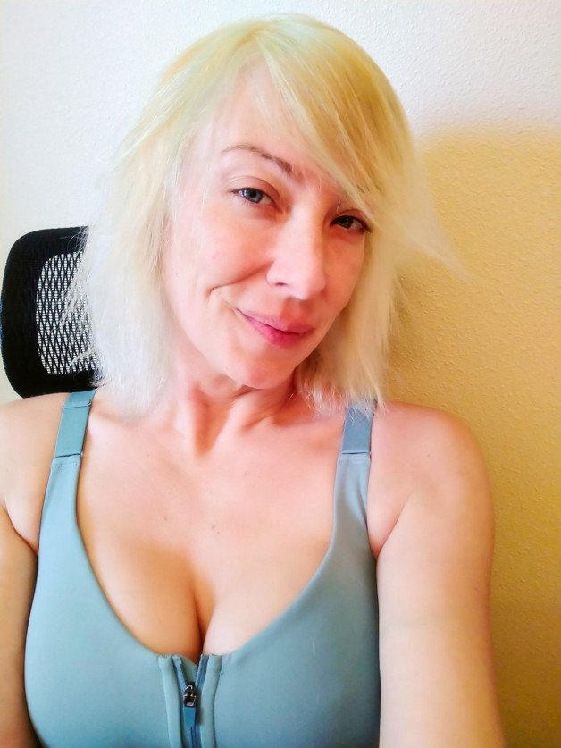 Photo by SexWithMilfStella with the username @SexWithMilfStella, who is a star user,  May 29, 2022 at 11:05 AM. The post is about the topic MILF and the text says 'Time to go back to blonde for summer. #milfstella #milf #altmilf #mature #cougar #girlnextdoor #hotmom #hotwife #blueeyes #blondehair #blonde #summertime'