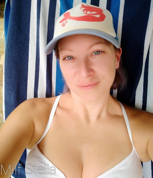 Photo by SexWithMilfStella with the username @SexWithMilfStella, who is a star user,  August 14, 2022 at 5:11 PM. The post is about the topic MILF and the text says 'Just a mermaid missing her ocean!! #milfstella #milf #altmilf #mature #cougar #girlnextdoor #hotmom #hotwife #blueeyes #mermaid #landmermaid #fit #petite #bikini #summertime #ddds'