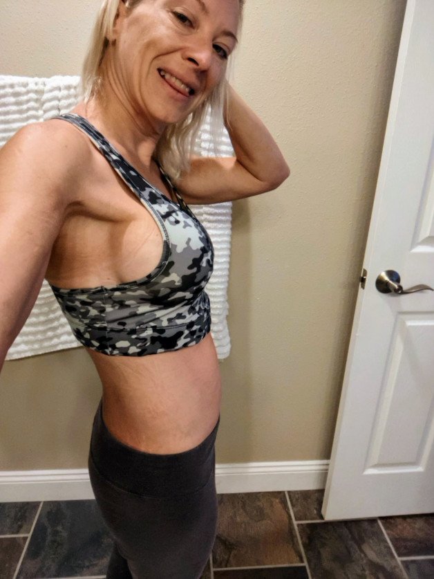 Photo by SexWithMilfStella with the username @SexWithMilfStella, who is a star user,  May 25, 2024 at 5:40 PM. The post is about the topic Awesome Milfs and the text says 'It's too early, but someone has to exercise..'