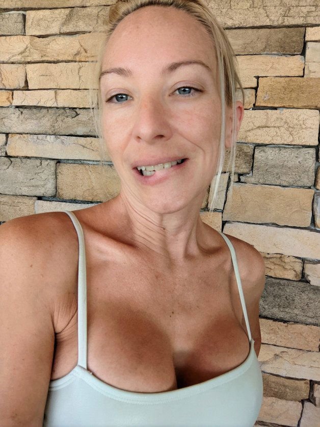 Photo by SexWithMilfStella with the username @SexWithMilfStella, who is a star user,  July 24, 2024 at 1:00 PM. The post is about the topic Bra/Panty/Lingerie/Bikini and the text says 'This bikini has racked up a lot of miles! #stellahere #petite  #summertime #bikini #blonde #lipbite'