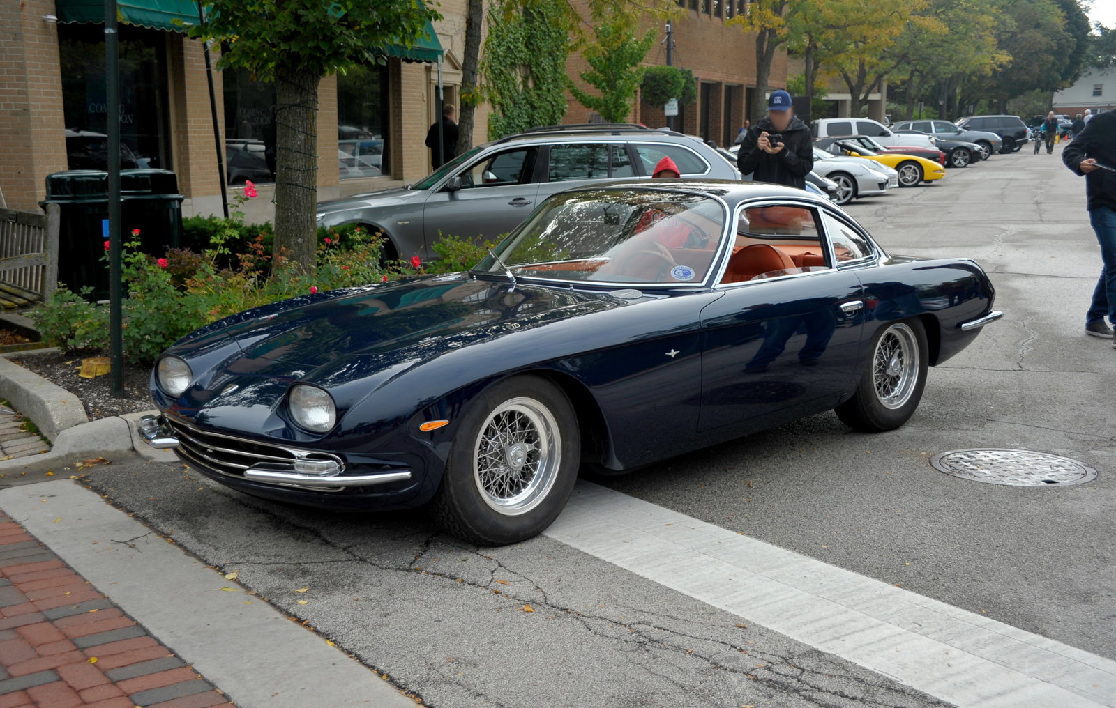 Watch the Photo by itslovesiss with the username @itslovesiss, posted on December 28, 2018 and the text says 'rosspetersen:
1964-1966 Lamborghini 350GT at Fuelfed Coffee and Classics in Winnetka, Illinois.


The 350GT was the first production Lamborghini.  Only 120 were built.  They were powered by 3.5 liter V12 engines that produced 284 horsepower (209 kW) and..'