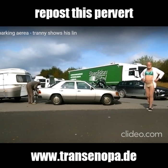 Photo by dwtbernd with the username @dwtbernd,  December 30, 2019 at 12:10 PM. The post is about the topic FagAbuse and the text says 'www.transenopa.de'