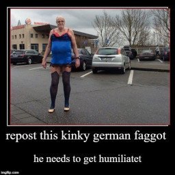 Photo by dwtbernd with the username @dwtbernd,  November 27, 2021 at 12:20 PM. The post is about the topic Humiliation and the text says 'this perverted german sissy faggot is into public humiliation'