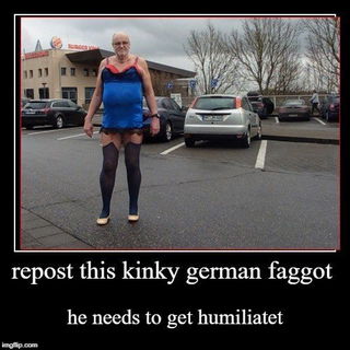 Album by dwtbernd with the username @dwtbernd,  November 27, 2021 at 12:20 PM. The post is about the topic Humiliation and the text says 'this perverted german sissy faggot is into public humiliation'