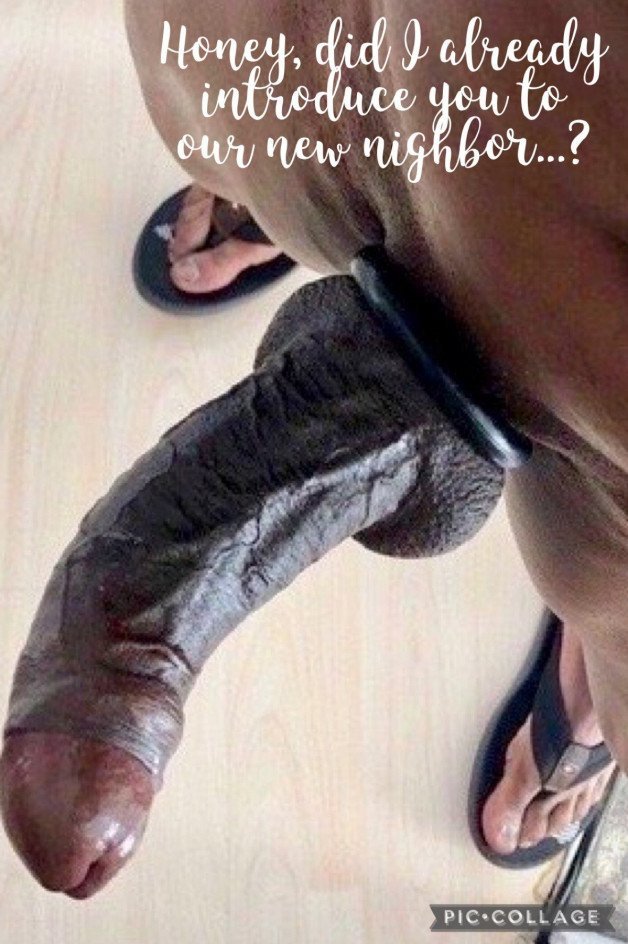 Photo by my-hidden-garden with the username @my-hidden-garden,  May 5, 2021 at 8:41 AM. The post is about the topic BBC Cuckold and the text says 'Honey, did I already introduce you to our new nighbor...?

#hotwife #cheating #bigcock #cuckold #mistress #femdom #humiliation #housewive'