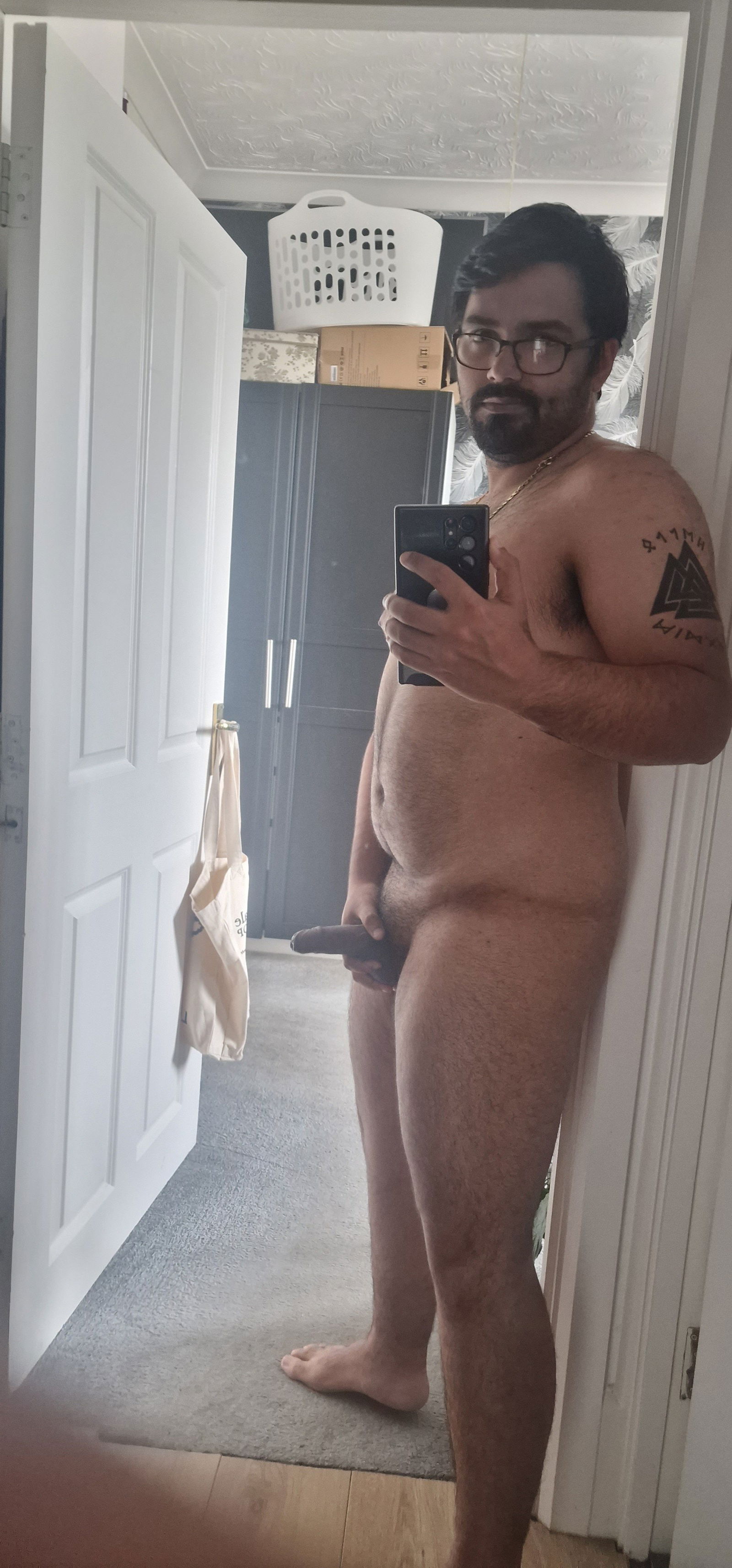Photo by Brandonwd with the username @Brandonwd, who is a star user,  September 11, 2023 at 4:07 PM. The post is about the topic Home Made Amateurs and the text says 'got to love being able to walk around the house naked 😈'
