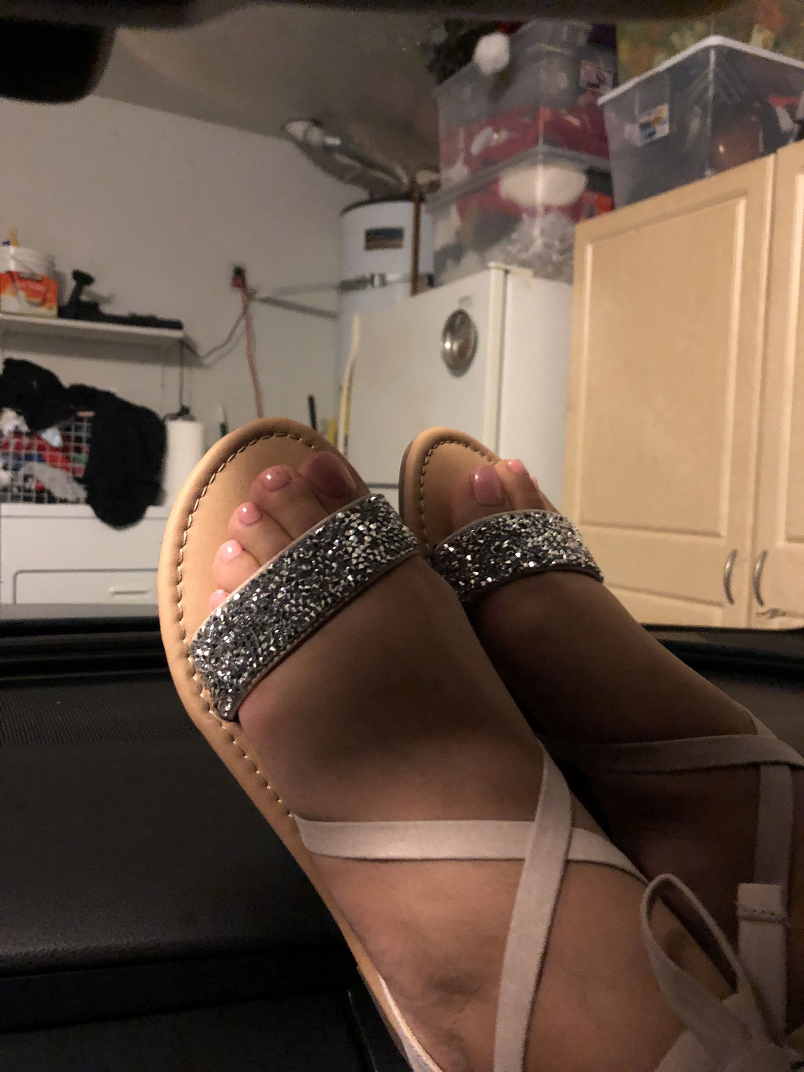 Album by Nilegoddess with the username @Nilegoddess, who is a star user,  February 17, 2019 at 12:14 AM. The post is about the topic Sexy Teen Feet and the text says 'Feet fun in the car'