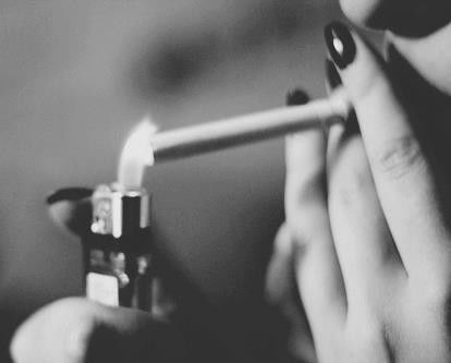 Photo by MaxvJ with the username @MaxvJ,  July 11, 2013 at 6:23 PM and the text says '#black  #Hot  #love  #sad  #black  #and  #white  #couple  #nails  #boy  #photography  #broken  #fire  #cigarette  #cry  #dope  #girl  #lips  #Relationship  #smoke  #tears  #welcome  #to  #reality  #follow  #my  #tumblr  #blog'