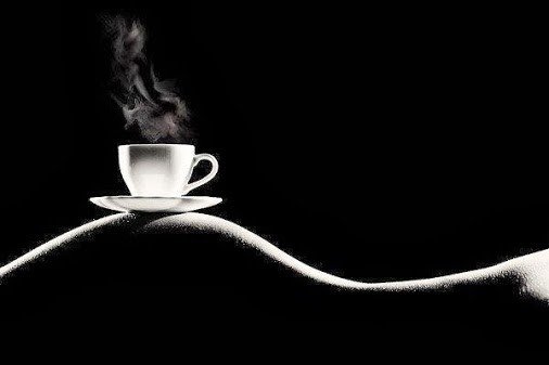 Photo by MaxvJ with the username @MaxvJ,  July 1, 2013 at 3:42 PM and the text says '#black  #and  #white  #photography  #coffee  #girl  #tea  #sex'