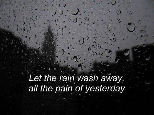 Photo by MaxvJ with the username @MaxvJ,  July 5, 2013 at 6:52 PM and the text says '#cool  #quote  #life  #love  #pain  #rain  #true  #words  #sad  #yesterday'