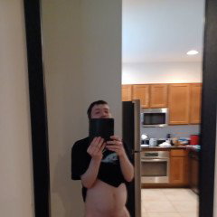 Photo by angelus04 with the username @angelus04,  July 16, 2023 at 7:33 PM and the text says 'My most recent naked pic'