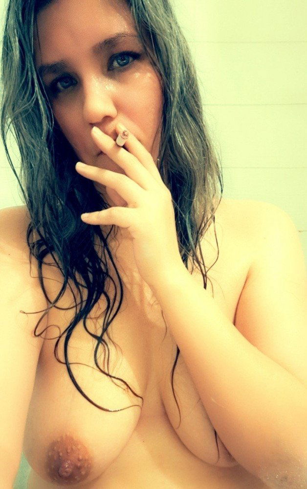 Photo by ValerieRayne with the username @ValerieRayne, who is a star user,  June 14, 2024 at 5:36 AM. The post is about the topic Smoking women and the text says 'Don't you wish your girlfriend would smoke like me? 😈

#smoking #smokingfetish #sexy #brunette #bathtime #sensual #boobs'