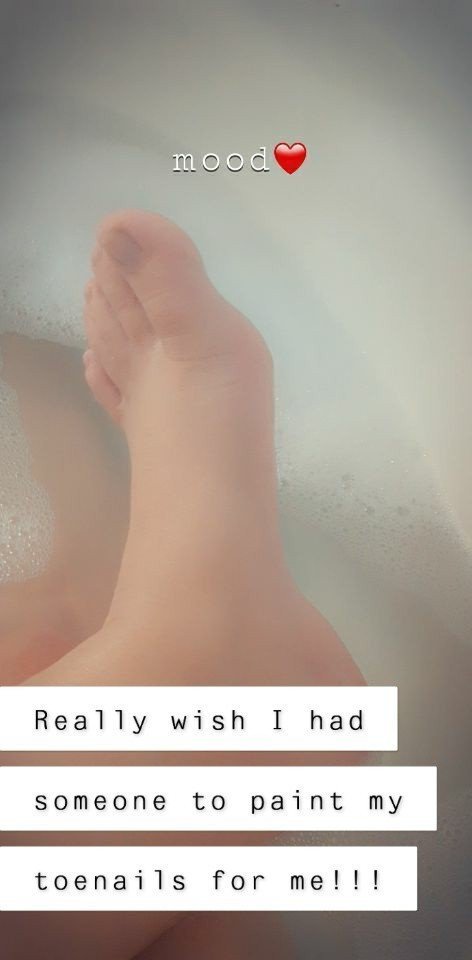 Photo by ValerieRayne with the username @ValerieRayne, who is a star user,  April 29, 2022 at 6:00 AM. The post is about the topic #FucketListed and the text says 'I really want a #footslave who pampers my #feet. Especially painting my toenails. Picking the color is an important part! #FucketListed'