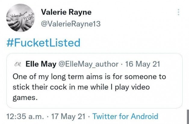 Photo by ValerieRayne with the username @ValerieRayne, who is a star user,  April 19, 2022 at 6:00 AM. The post is about the topic #FucketListed and the text says 'Have you ever fucked while playing video games? I've given a blowjob while he played games but I'd like to be fucked while playing games! #FucketListed'