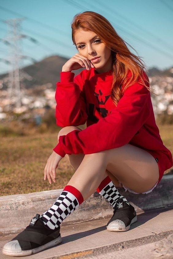 Photo by MyBabezCollection with the username @MyBabes666Y,  July 27, 2023 at 8:58 PM. The post is about the topic Redhair Beauties and the text says 'Redhair Beauty #SexyFemaleFashion #Beauty'