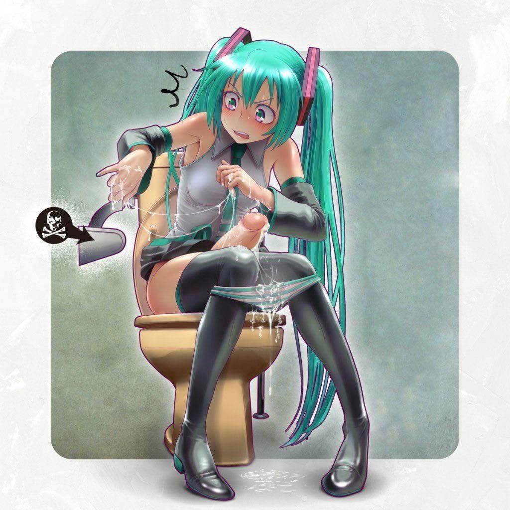 Photo by L337master with the username @L337master,  December 21, 2020 at 2:05 AM. The post is about the topic Hentai and the text says '#hentai #futa #HatsuneMiku'