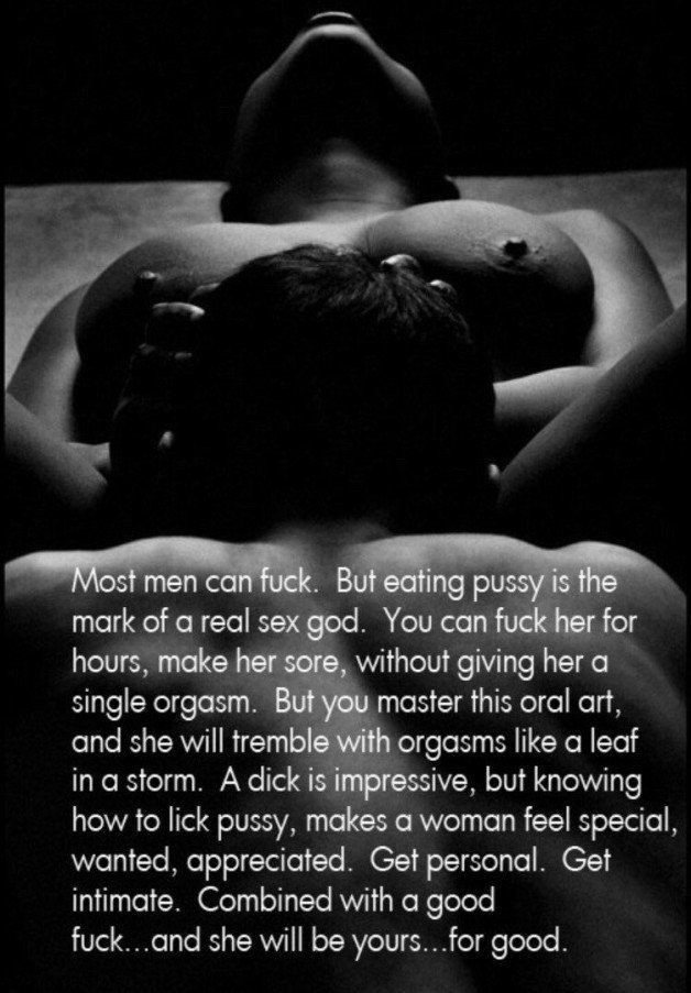 Photo by Katmand2 with the username @Katmand2,  June 16, 2021 at 2:59 AM. The post is about the topic Pussy Eating and the text says 'Good advice guys'