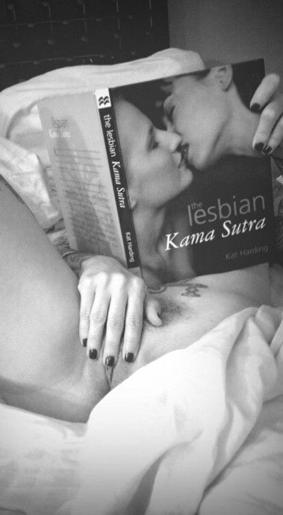 Photo by Illustrated Wife with the username @Goldlustcouple, who is a verified user,  December 17, 2018 at 8:41 PM. The post is about the topic Lesbian and the text says 'Afternoon reading'