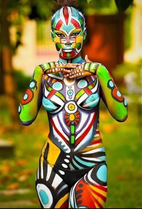 Photo by tikiman with the username @tikiman,  April 26, 2021 at 4:31 PM. The post is about the topic Nice Body painting
