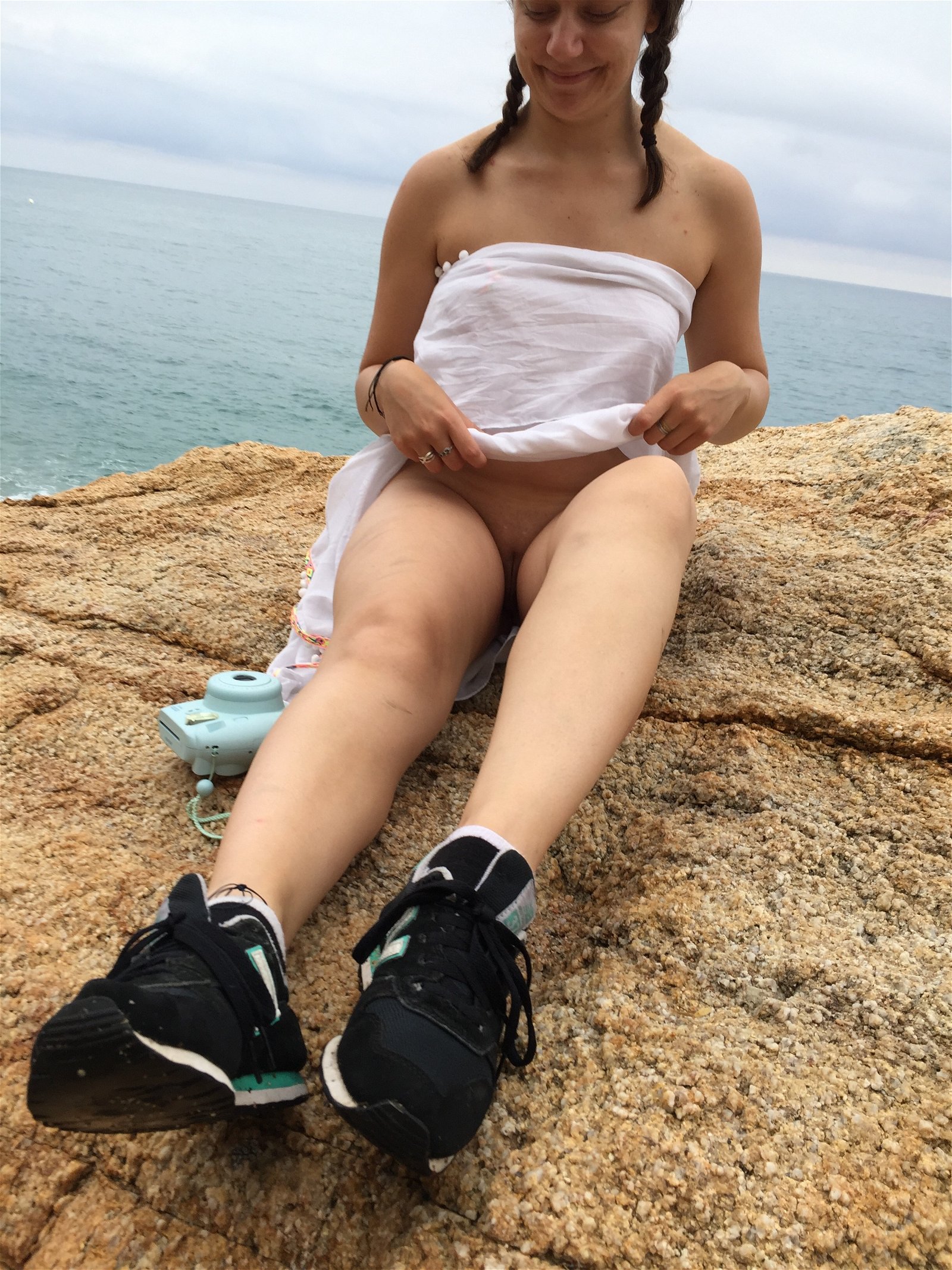 Photo by Adventuresof2 with the username @Adventuresof2,  February 27, 2020 at 12:59 PM. The post is about the topic Public Sex and Exhibitionism and the text says 'just her on various hollidays.. comment for more'