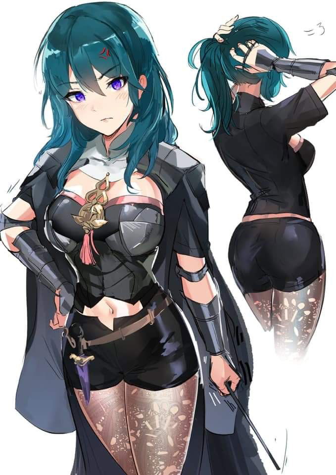 Album by LordChafe with the username @LordChafe,  March 10, 2020 at 12:44 PM. The post is about the topic Anime Girls and the text says 'Byleth Fire Emblem pic dump'