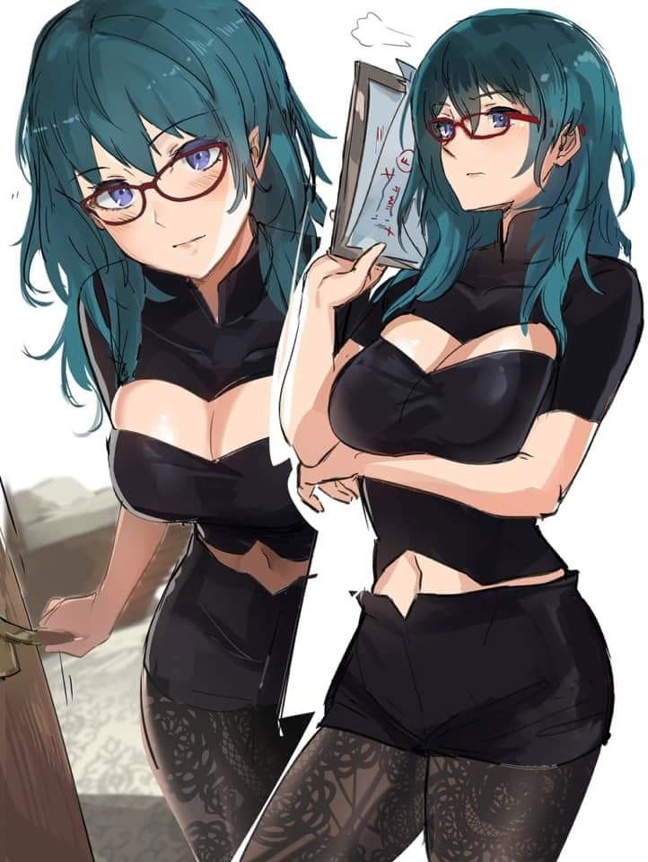 Album by LordChafe with the username @LordChafe,  March 10, 2020 at 12:44 PM. The post is about the topic Anime Girls and the text says 'Byleth Fire Emblem pic dump'