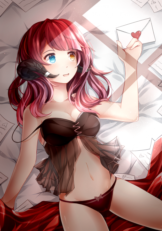 Photo by Reidomi with the username @Reidomi,  January 8, 2016 at 6:29 AM and the text says 'fenrixionlab:

Present for the waifu’s birthday.
*stares at art list* I have a lot to draw. Yep. :’D
Q: Where’s her tail? BEHIND THE BLANKET-'