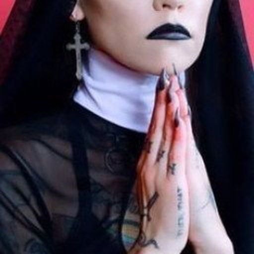 Photo by Lauren with the username @Laurenn,  May 1, 2024 at 6:35 PM. The post is about the topic Nuns and the text says '#sexynun'