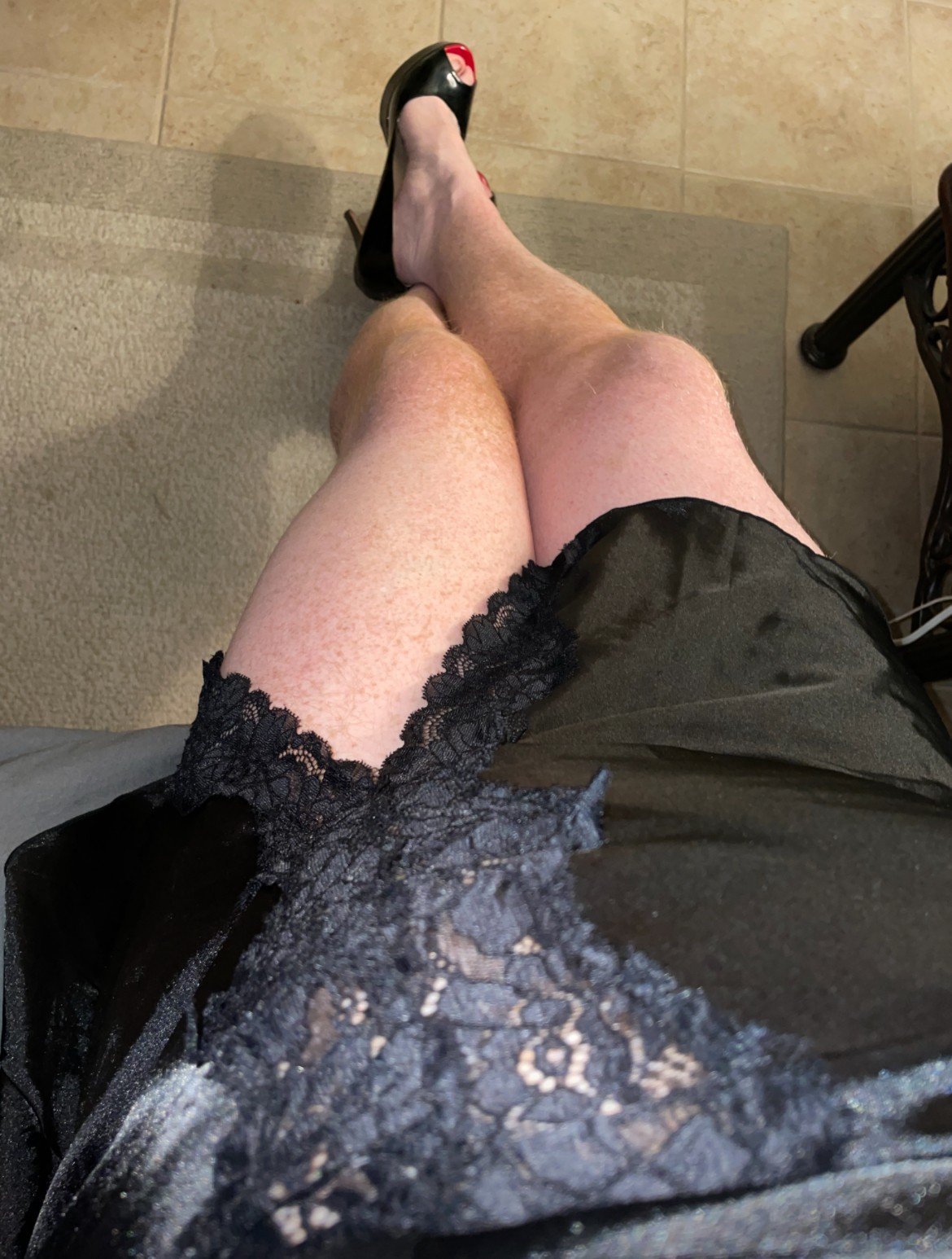 Photo by Lingerie lover with the username @Camokuntry81,  November 18, 2023 at 8:47 AM. The post is about the topic Crossdressers and the text says 'just having a little naughty time 😈'
