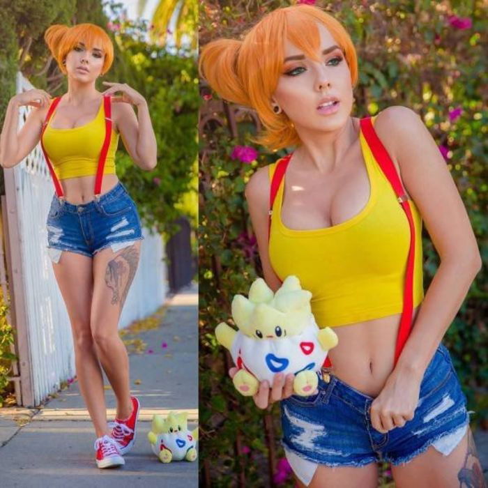 Photo by Fivedollarfl with the username @Fivedollarfl,  April 5, 2020 at 8:30 PM. The post is about the topic Cosplay and the text says 'Darshelle Stevens as Misty from Pokemon'
