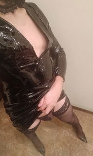 Album by Monique C.D. with the username @MoniqueCD,  June 16, 2020 at 8:24 AM. The post is about the topic Trans and the text says '#me in my new dress...
But sometimes it's real that "less is more"! 😉'