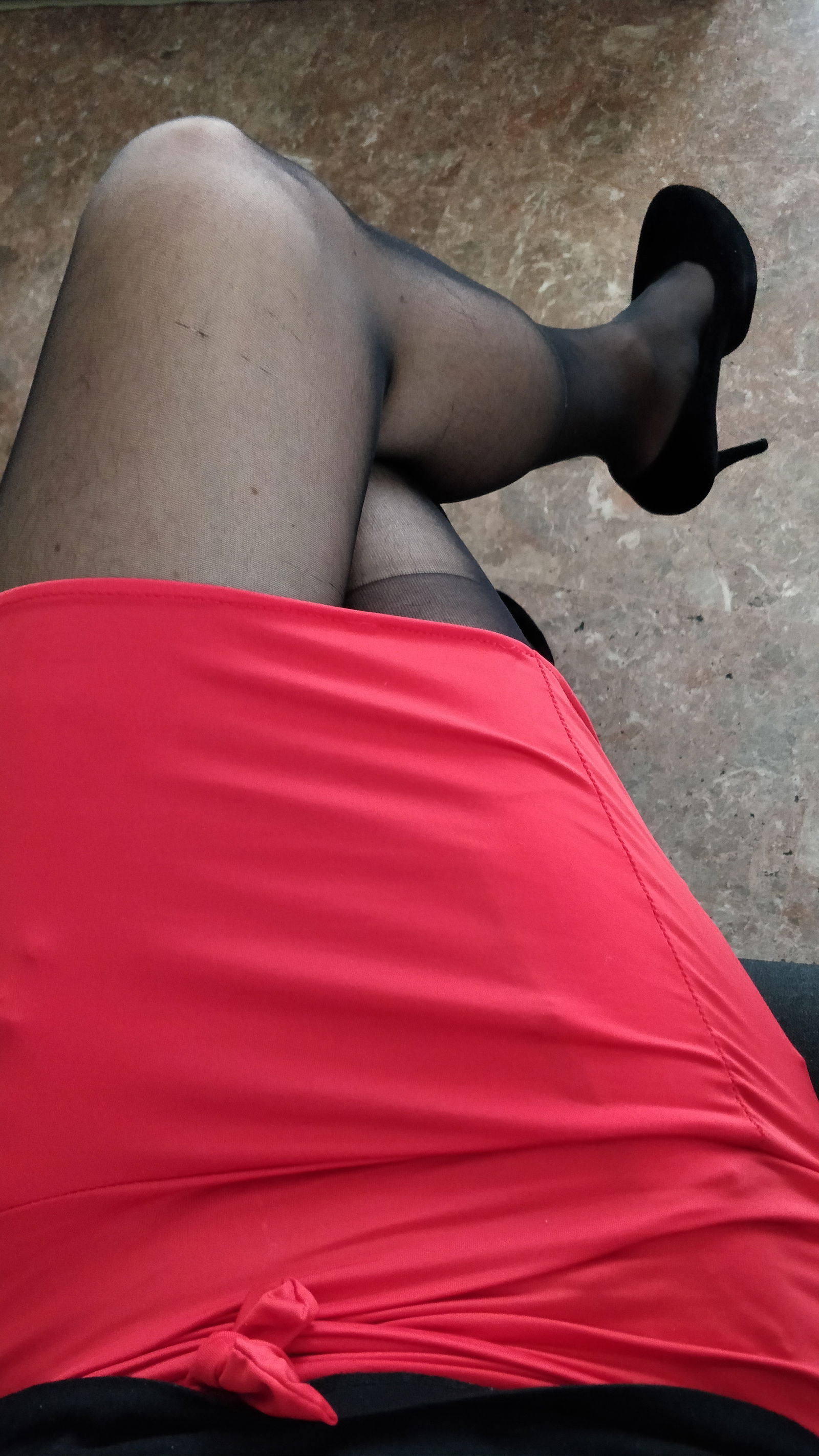 Album by Monique C.D. with the username @MoniqueCD,  May 18, 2020 at 6:02 PM. The post is about the topic Trans and the text says 'I was just wondering... May this work as a professional job outfit?!? 😋
It makes #me feel hot!'