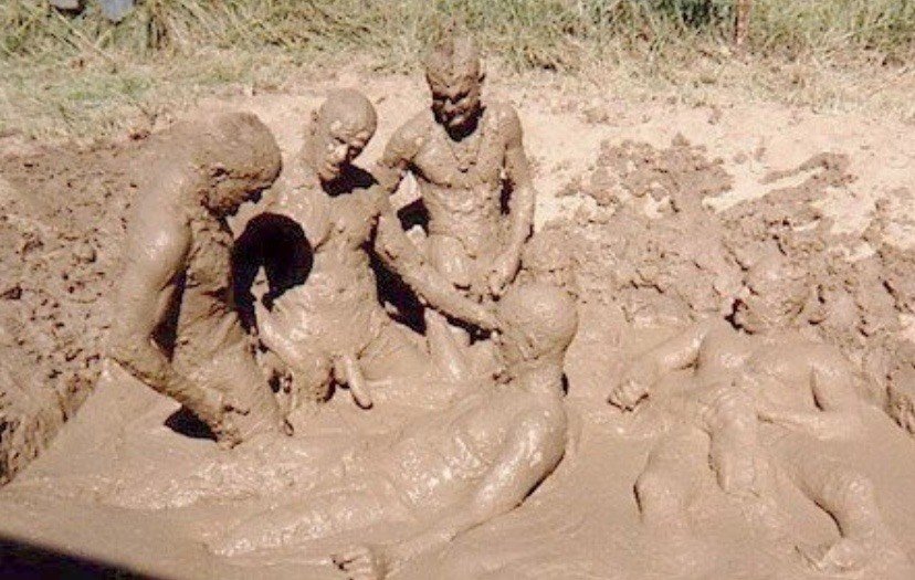 Photo by midswysiwyg78 with the username @midswysiwyg78, who is a verified user,  January 24, 2019 at 6:49 AM. The post is about the topic Naked men in mud