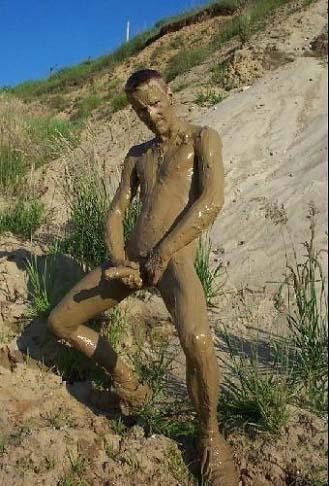 Photo by midswysiwyg78 with the username @midswysiwyg78, who is a verified user,  January 11, 2019 at 10:20 AM. The post is about the topic Naked men in mud