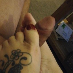 Photo by Mr. & Mrs. B with the username @Dickieboy07, who is a verified user,  April 27, 2021 at 10:36 AM. The post is about the topic Foot Fetish and the text says 'Thank you for all the likes, comments and share we get, the more we get the more we'll post

#hotwife #hotgirl #milf #gilf #cougar #vixen #stag #MFM #mfm #MMF #mmf #threesome'