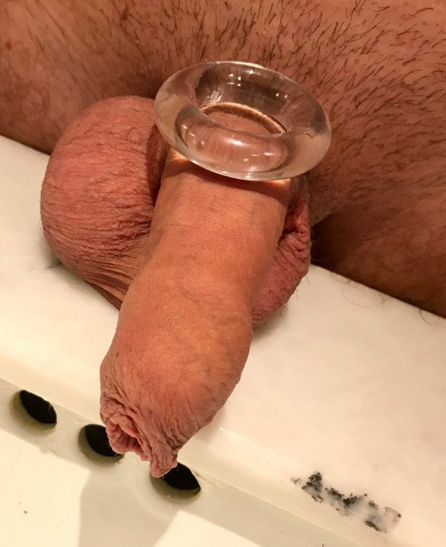 Photo by OzNudeUncut with the username @OzNudeUncut, who is a verified user,  August 4, 2022 at 7:40 AM. The post is about the topic Uncut cocks and the text says 'Wearing his halo... wait and see the halo effect 😉 🍆'