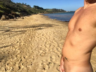 Photo by OzNudeUncut with the username @OzNudeUncut, who is a verified user,  July 18, 2022 at 8:38 PM. The post is about the topic Gay nude beach and the text says 'Got the whole place to myself!
#nudebeach #nudist #gaynudebeach'