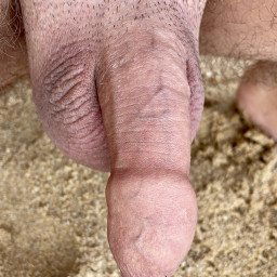 Photo by OzNudeUncut with the username @OzNudeUncut, who is a verified user,  June 13, 2022 at 9:31 PM. The post is about the topic Gay nude beach and the text says 'I am certainly a grower! It was a cool start to my day at the nude beach.
#softcock #foreskin #gaynudebeach #nudebeach'