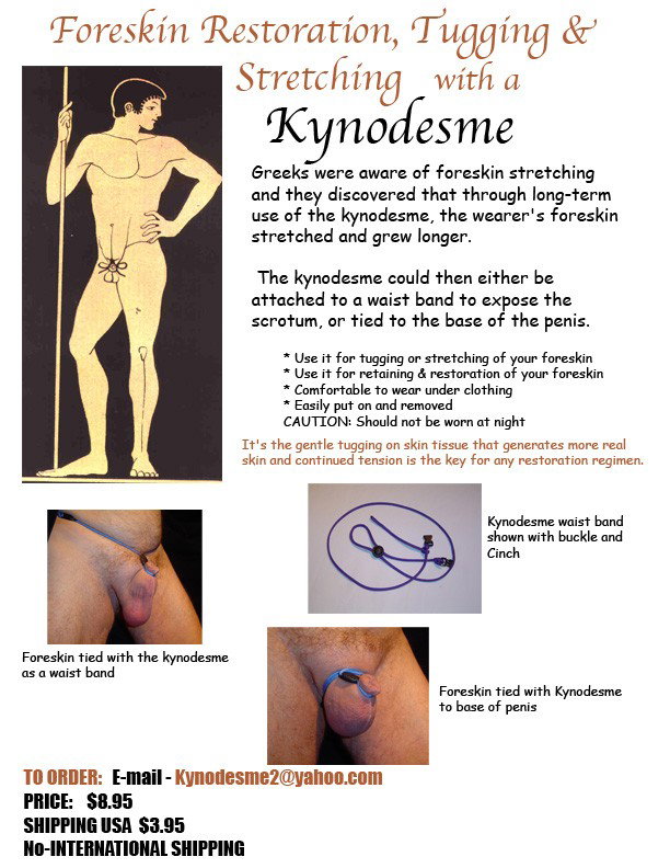 Photo by Kynodesme with the username @Kynodesme,  May 3, 2020 at 2:49 PM. The post is about the topic Foreskin Kynodesme and the text says 'Kynodesmes'