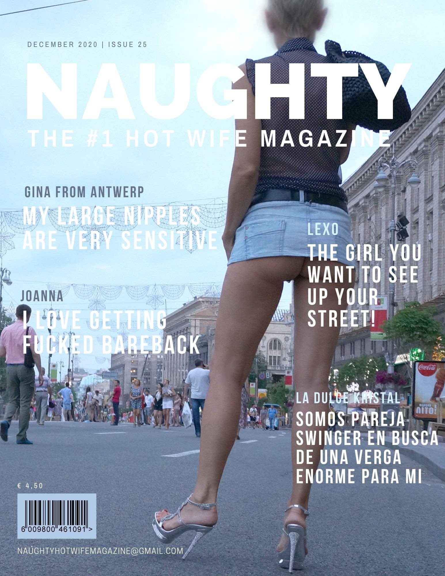 Photo by NaughtyMagazine with the username @NaughtyMagazine,  November 1, 2020 at 9:13 AM. The post is about the topic Naughty Slut Wife Magazine and the text says 'Do you wanna expose yourslef in Naughty Hot Wife Magazine? Contact me: naughtyhotwifemagazine@gmail.com'