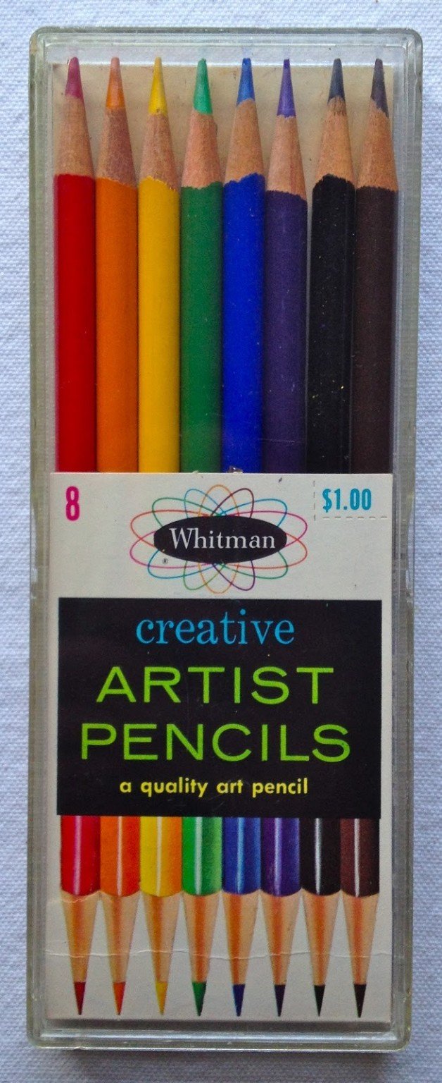 Watch the Photo by TemporaryBreak with the username @TemporaryBreak, posted on June 20, 2013 and the text says 'mudwerks:

(via ART SKOOL DAMAGE : Christian Montone: Vintage Swag: 1960s Whitman Colored Pencils)'