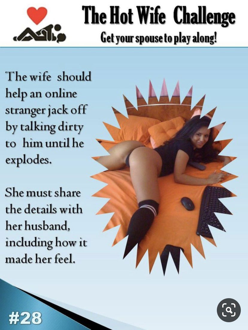 Photo by Truckguy with the username @Truckguy,  October 14, 2020 at 9:09 PM. The post is about the topic Hotwife Challenges and the text says 'would anyone do this?'