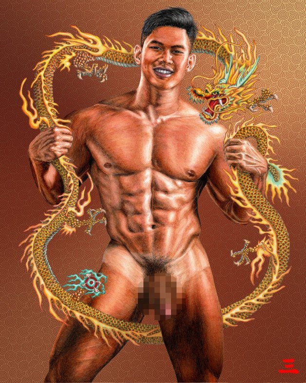 Photo by thegaysianartist with the username @thegaysianartist, who is a verified user,  February 9, 2024 at 9:44 AM. The post is about the topic Gay and the text says 'Proud 24: Preview.

Celebrating Lunar New Year 2024 - Year of the Dragon.

Join me on Patreon to see the full version and more than 90 uncensored original works!

www.patreon.com/thegayisanartist'