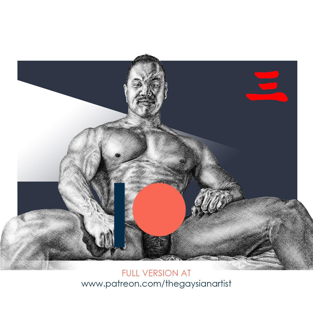 Photo by thegaysianartist with the username @thegaysianartist, who is a verified user,  October 1, 2020 at 6:39 PM. The post is about the topic Gay and the text says 'Proud 17: Preview.

Join me on Patreon to see the full version and more than 70 uncensored original works!'