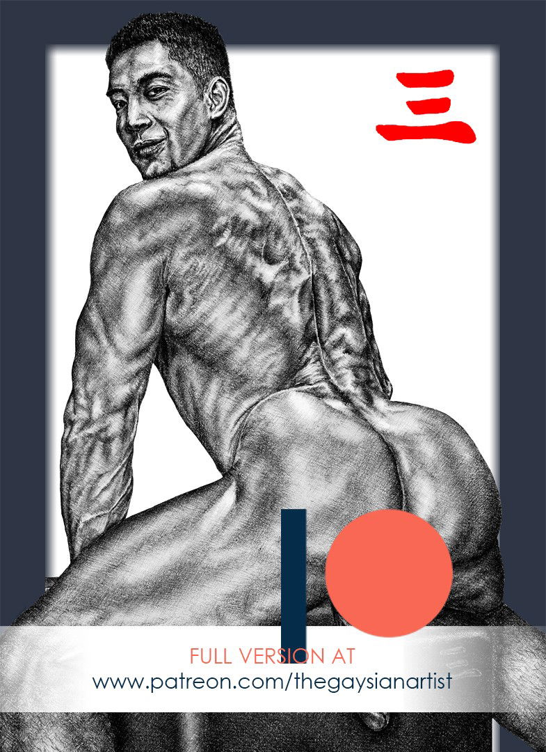 Photo by thegaysianartist with the username @thegaysianartist, who is a verified user,  December 25, 2020 at 12:19 AM. The post is about the topic Gay and the text says 'Proud 18: Preview.

Join me on Patreon to see the full version and more than 75 uncensored original works!'