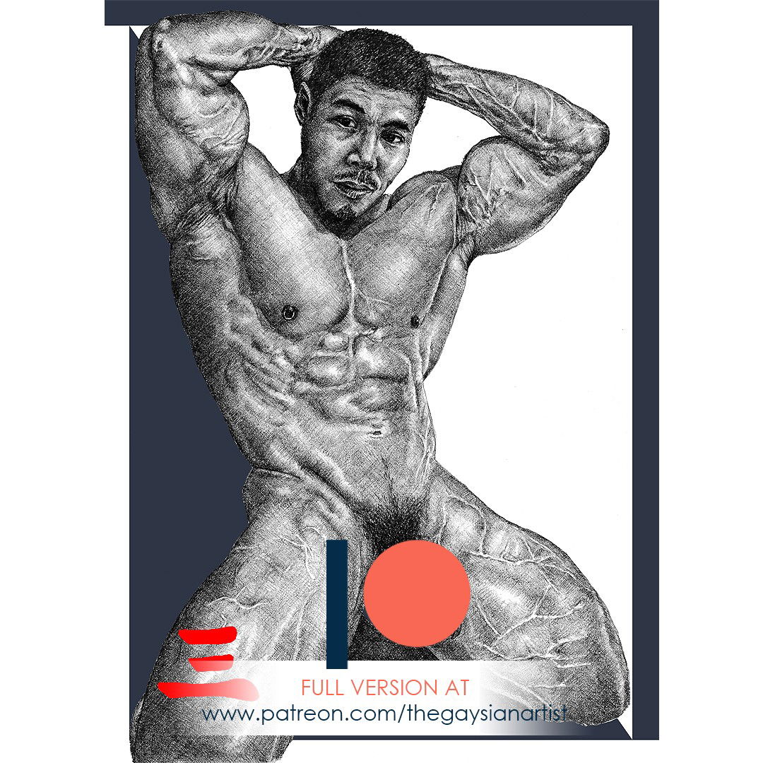 Photo by thegaysianartist with the username @thegaysianartist, who is a verified user,  June 2, 2020 at 11:30 AM. The post is about the topic GayExTumblr and the text says 'Proud 9: Preview.

Join me on Patreon to see the full version and more than 70 uncensored original works!'