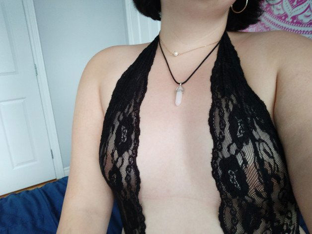 Photo by Gracy with the username @GracyGray, who is a verified user,  July 21, 2021 at 12:32 AM. The post is about the topic Amateurs and the text says 'Everyone look at this cute one piece! Doesn't it look amazing on me? Who wants to take it off of me, though? 😋'