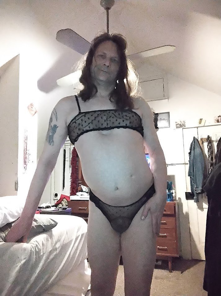 Photo by Jamie with the username @Jaimeakadj-beowulf, who is a verified user,  February 21, 2024 at 12:11 PM and the text says '#crossdresser #sissy #bisexual #horny #Ohio'