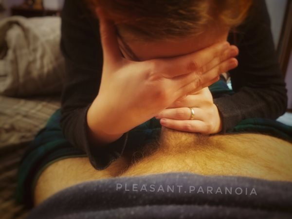 Photo by PleasantlyParanoid with the username @PleasantlyParanoid, who is a verified user,  April 16, 2020 at 4:20 AM. The post is about the topic PleasantlyP and the text says 'First on the list is the common blowjob at Position 19. While ordinary, Mr Pleasant has no complaints.
#PleasantlyP #realcouple #milf #blowjob #sexpositions #quarantinesex #periodictableofsex'
