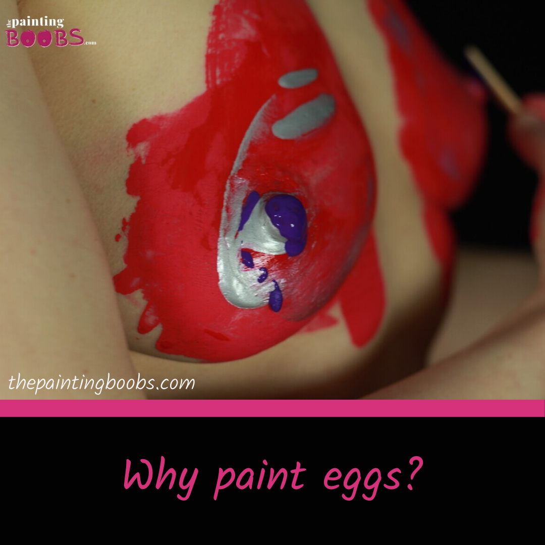 Watch the Photo by BoobartistEmilia with the username @BoobartistEmilia, posted on April 11, 2020. The post is about the topic Amateurs. and the text says 'Don't paint eggs. Paint boobs.
#Happy #Easter everyone 🥚🐰🐥

 #boobartist #boobart #bodyart #bodypainting #bodypaint #boobsofinstagram #freethenipple #art #free #glitterboobs #glittertits #funny #fun'
